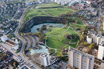City Hall, Berliner Straße in the district Eltingen in Leonberg in the state Baden-Wuerttemberg, Germany