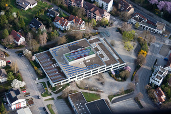 Johannes Kepler High School, Lindenstr in Leonberg in the state Baden-Wuerttemberg, Germany out of the air