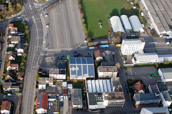 METDRA Metal and Wire Goods Factory GmbH, Dieselstr in the district Eltingen in Leonberg in the state Baden-Wuerttemberg, Germany viewn from the air