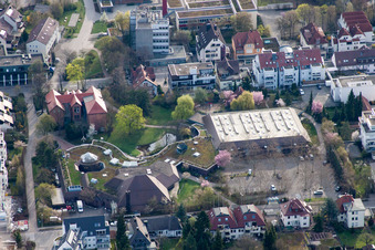 Building of the indoor arena Stadthalle Korntal in the district Korntal in Korntal-Muenchingen in the state Baden-Wurttemberg, Germany