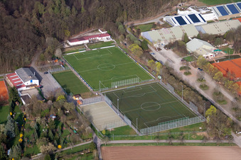 SC am Wald, tennis court Grand Slam sports facility Emerholzweg in the district Stammheim in Stuttgart in the state Baden-Wuerttemberg, Germany
