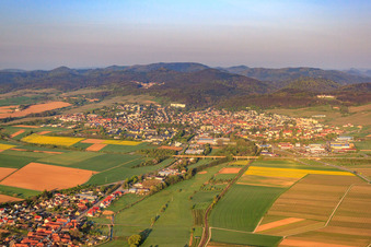 B48 bridge over the B427 in Bad Bergzabern in the state Rhineland-Palatinate, Germany