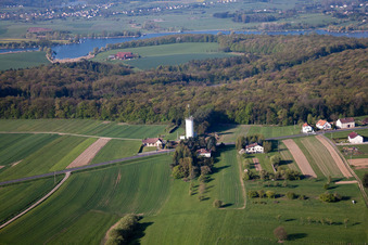 Aerial photograpy of Ernestviller in the state Moselle, France