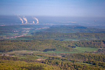 Nuclear Power Plant Cattenom in Cattenom in the state Moselle, France