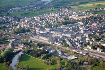 Old Town in Carignan in the state Ardennes, France