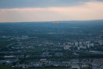 Aerial photograpy of Villers-Semeuse in the state Ardennes, France