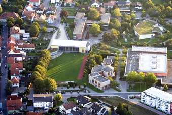 School center in the district Maximiliansau in Wörth am Rhein in the state Rhineland-Palatinate, Germany