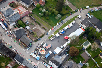 Sunday market in Marly-Gomont in the state Aisne, France