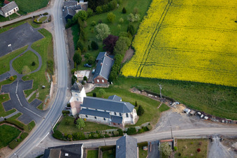 Aerial photograpy of Grougis in the state Aisne, France