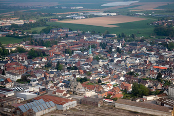 Aerial photograpy of Avesnes-lès-Bapaume in the state Pas de Calais, France
