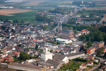 Oblique view of Avesnes-lès-Bapaume in the state Pas de Calais, France