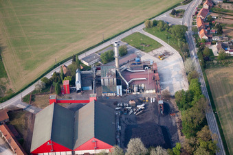 Aerial photograpy of Boiry-Sainte-Rictrude in the state Pas de Calais, France