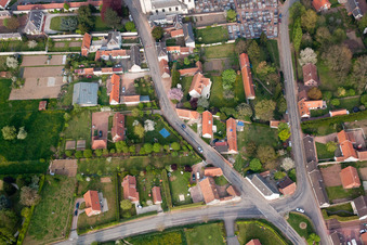 Oblique view of Rivière in the state Pas de Calais, France