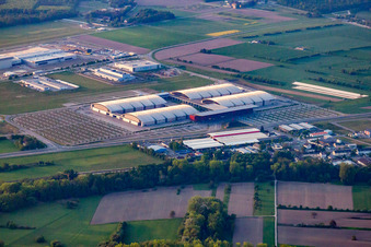 New trade fair in the district Forchheim in Rheinstetten in the state Baden-Wuerttemberg, Germany