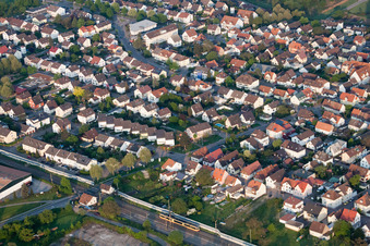 Rastatt Street in Durmersheim in the state Baden-Wuerttemberg, Germany