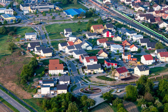 The district Schneidergarten in Bietigheim in the state Baden-Wurttemberg, Germany