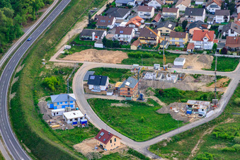New development area Kuckucksweg in Jockgrim in the state Rhineland-Palatinate, Germany