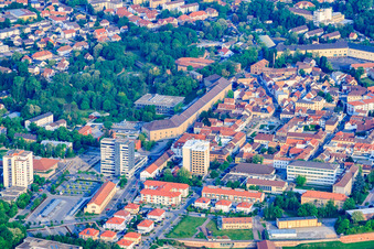 University in the former Seyssel barracks in Germersheim in the state Rhineland-Palatinate, Germany