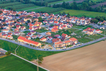 Aerial photograpy of On the high trail in Kandel in the state Rhineland-Palatinate, Germany