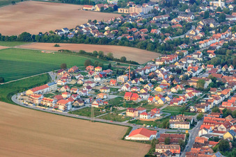 Oblique view of On the high trail in Kandel in the state Rhineland-Palatinate, Germany