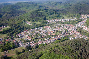 Village view in Eppenbrunn in the state Rhineland-Palatinate, Germany