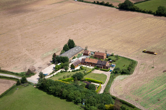 Vegetable farm at Ripple in Ripple in the state England, Great Britain