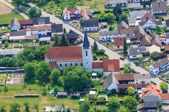 Catholic Church of St. Ludwig in Scheibenhardt in the state Rhineland-Palatinate, Germany