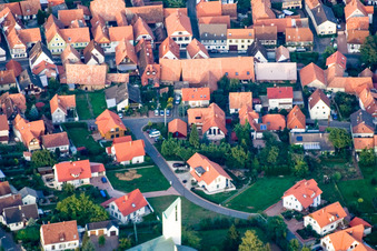 Bacchus Street in the district Rechtenbach in Schweigen-Rechtenbach in the state Rhineland-Palatinate, Germany