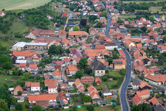 Village view in the district Timmenrode in Blankenburg in the state Saxony-Anhalt, Germany