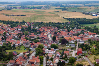 Aerial photograpy of District Timmenrode in Blankenburg in the state Saxony-Anhalt, Germany