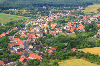Long Street in the district Wienrode in Blankenburg in the state Saxony-Anhalt, Germany