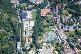 Albgaubad in Ettlingen in the state Baden-Wuerttemberg, Germany