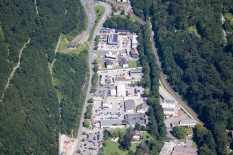 Pforzheimer Street in Ettlingen in the state Baden-Wuerttemberg, Germany