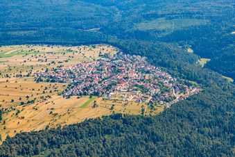 From the north in the district Pfaffenrot in Marxzell in the state Baden-Wuerttemberg, Germany