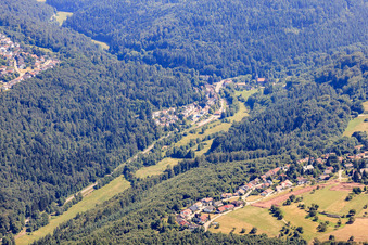 Village in the Alb Valley in Marxzell in the state Baden-Wuerttemberg, Germany