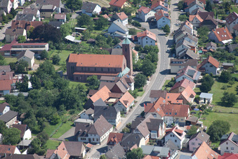 District Pfaffenrot in Marxzell in the state Baden-Wuerttemberg, Germany