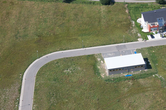 Im Schwarzenbusch commercial area in the district Pfaffenrot in Marxzell in the state Baden-Wuerttemberg, Germany