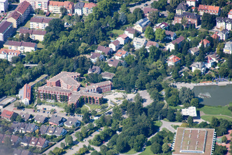 Caritas Senior Center at Horbachpark in Ettlingen in the state Baden-Wuerttemberg, Germany