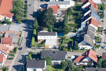Industrial estate and company settlement Im Gereut in Hatzenbuehl in the state Rhineland-Palatinate