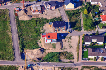 Aerial view of Starling Way in Jockgrim in the state Rhineland-Palatinate, Germany