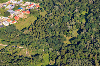 Clay pit in Jockgrim in the state Rhineland-Palatinate, Germany