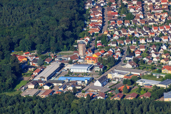 Aerial photograpy of In the pits in Jockgrim in the state Rhineland-Palatinate, Germany
