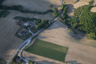 San Martino dei Muri in the state The Marches, Italy out of the air