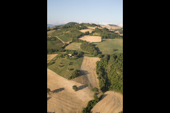 Drone image of Isola di Fano in the state The Marches, Italy