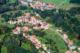 Village view in Bobenthal in the state Rhineland-Palatinate, Germany