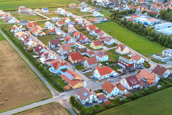 Maple Trail in Steinweiler in the state Rhineland-Palatinate, Germany seen from above