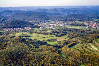 Village view in the district Gossersweiler in Gossersweiler-Stein in the state Rhineland-Palatinate, Germany