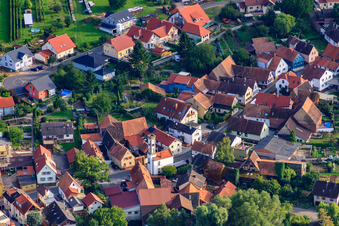 Türmel (Town Hall on Upper Main Street) in Oberhausen in the state Rhineland-Palatinate, Germany