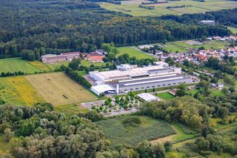 Am Bruchbach industrial area in the district Schaidt in Wörth am Rhein in the state Rhineland-Palatinate, Germany