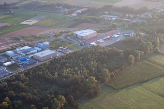 Herxheim, industrial area in Herxheim bei Landau in the state Rhineland-Palatinate, Germany